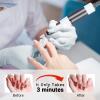 SAVILAND Portable Nail Drill  Electric Nail D rill Machine Rechargeable Nail File with 9 Nail Drill Bits for Acrylic Gel Nails Removal Manicure Pedicure Polishing Kit Gift Girl, White view 3