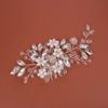 Beusoulover Wedding Hair Accessories Set for Women and Girls, Includes 1 Hair Comb and 4 Pearl Hair Pins for Brides and Bridesmaids, Silver view 2