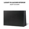 SZDYM 4 layers Empty magnetic Book Shaped palette Black PU leather surfacewith Depotting Spatula and 100 piece Metal Stickers view 3