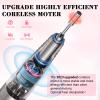 SAVILAND Electric Nail Drill  (Coreless Motor) Rechargeable Nail File Matte Nail D rill Machine 35000RPM with 9 Nail Drill Bits for Acrylic Gel Nails Removal Manicure Pedicure for Salon Home, Pink view 4