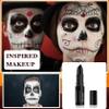 Face Body Nose Paint Stick, Clown Makeup Black Cream-Blendable, Waterproof Eyeblack, Long Lasting Professional SFX Cosplay Festival Stage Halloween Makeup view 2