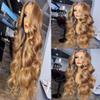 134 Honey Blonde Lace Front Wigs Human Hair 4/27 Body Wave Highlight Lace Front Wig Pre Plucked with Baby Hair for Women Brazilian Remy Hair (26Inches 150Density) view 2