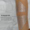 Roarhowl Metallic sparkle temporary tattoos, gold, silver, suitable for all skin tones (silvery 4) view 3