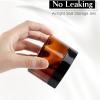 TUZAZO 4 Oz Amber Plastic Cosmetic Jars Leak Proof Small Container with lids for Cream, Lotion, Powder, Ointments, Beauty Products, 24 Pcs view 4