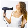 Cabilock Hair Dryer Diffuser Nozzle Attachment Universal Blow Dryer Concentrator Plastic Styling Tool for Salon and Home Hair Drying 2.95X2.95 Inches Black view 3