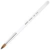 PANA Pure Kolinsky Hair Acrylic Nail Brush - Oval Crimped Shape Silver Ferrule Clear Acrylic Handle (Size 12) - Nail Extension Manicure Pedicure Salon Beginner & Professional view 1