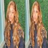 134 Honey Blonde Lace Front Wigs Human Hair 4/27 Body Wave Highlight Lace Front Wig Pre Plucked with Baby Hair for Women Brazilian Remy Hair (22Inches 150Density) view 3