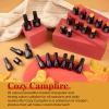 Beetles 20 Pcs Gel Polish Kit - Cozy Campfire Collection Fall Winter Orange Yellow Green Soak Off Lamp Base Top Coat Nail Art Brushes Set Design Pen view 4