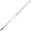 PANA Pure Kolinsky Hair Nail Brush - Round Clear Acrylic Handle (Size 6) - for Acrylic Nail Application, Nail Extension, Manicure Pedicure Salon Beginner and Professional view 1