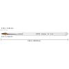 PANA Pure Kolinsky Hair Nail Brush - Round Clear Acrylic Handle (Size 6) - for Acrylic Nail Application, Nail Extension, Manicure Pedicure Salon Beginner and Professional view 2