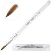 PANA Pure Kolinsky Hair Nail Brush - Round Clear Acrylic Handle (Size 6) - for Acrylic Nail Application, Nail Extension, Manicure Pedicure Salon Beginner and Professional view 3