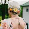 Ahoney 20 Pieces Tropical Flowers Hair Clips for Women Girls, Hawaiian Artificial Flower Hair Barrettes Chiffon Hair Pins Hair Accessories for Beach Luau Party Hairstyles Decor (Green) view 3