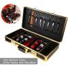 SanBouSi Barber Case Professional Barber Kit for Barber, Portable Barber Travel Carrying Case Barbers Tools Storage Organizer Suitcase with Numlock for Clippers, Scissors, Barber Supplies view 2