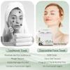 WOWOTEX Bamboo Viscose Disposable Face Towel Biodegradable Large Dry Face Wipes 120 Count Extra Thick Soft Clean Facial Towels for Sensitive Skin, Makeup Removing, Facial Cleansing view 3