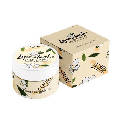 LyonLash Pro Gentle Cream Remover 15g 0.51fl. oz | Removes Eyelash Extension Glue Effectively| Low Irritation for Sensitive Skin | Essential Lash Extensions Supplies (Jasmine)