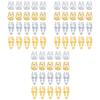 Beaupretty 60pcs Nail Art Charms Vintage Hollow Nail Decorations Silver for Manicure for Professionals view 1