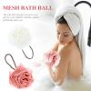 FOMIYES 3sets Flower Bath Sponge Mesh Shower Pouf for Women Loofah Flower Loofah Soft Exfoliating Scrubber Balls 2pcs*3 view 3