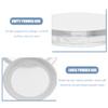 Mobestech 2Pcs Loose Powder Containers with Puff Reusable Empty Powder Cases Portable Makeup Powder Containers Loose Powder Compact Case with Mirror and Elasticated Net Sifter (Silver) view 3