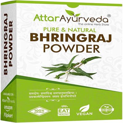 BETT Attar Ayurveda Natural Bhringraj Powder for Hair Growth (100 Grams)