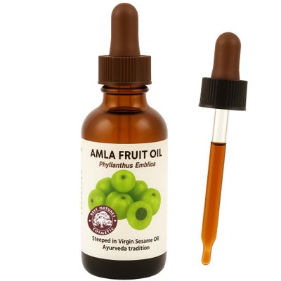 Best Nature's Cosmetics  Pure & Natural Indian Amla Oil  Indian Gooseberry Oil  Nourish the Scalp  Condition Dry and Brittle Hair  For Strong and Shiny Hair  60 ml / 2 fl oz