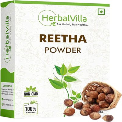 BETT Herbalvilla Pure Reetha Powder for Hair Growth (200 Grams)