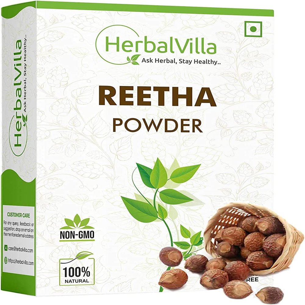 BETT Herbalvilla Pure Reetha Powder for Hair Growth (200 Grams)