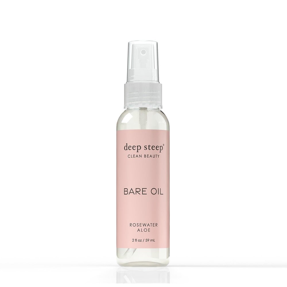 Deep Steep Bare Oil 2oz (Rosewater Aloe)