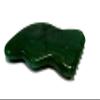Green Jade Gua Sha Facial Massage Tool with Teeth Shape Sides and Ridges view 3