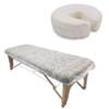100 Sets Fitted Table Sheets and Face Cradle Covers view 1