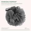EcoTools Charcoal EcoPouf, Loofah Sponge for Bath & Shower, Infused Pouf, Recycled Netting, Exfoliation Removes Dead Skin, Eco-Friendly Bath Accessory, Cruelty-Free, Color May Vary, 1 Count (60g) view 2