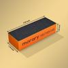 Morary 12-Pack Nail Buffer Block for Natural Nails 100/180/240 Grit 3 Sided (Orange Black) view 2