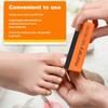 Morary 12-Pack Nail Buffer Block for Natural Nails 100/180/240 Grit 3 Sided (Orange Black) view 4