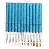 LALAFINA 3pcs Nail Art Tools Manicure Brush Nail Art Pen Multi-function for Home Salon Beginners Lover view 3