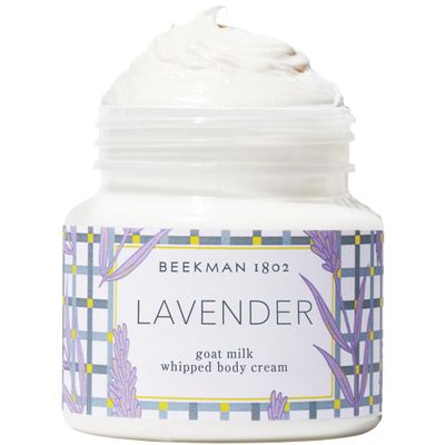 Beekman 1802 Whipped Body Cream  Moisturizes & Softens Skin with Goat Milk, Mango Seed Butter & Vitamin E  8 oz  Lavender