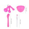 FRCOLOR 6 Sets 4pcs Facial Mask Mixing Bowl Set Brush Stick Spoon Professional Diy Facemask Kit view 4