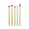 EcoTools Precious Metals Brightening Eye Kit, Precision Makeup Brushes For Eyeshadow, Brows, & Liner, Eco-friendly Makeup Brush Set, Sustainable Recycled Aluminum, Cruelty-Free, Chrome, 5 Piece Set view 1