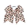 Leopard Cheer Bow For Girls Cheetah Ponytail Holder Bowknot Leopard Bow Hair Ring Tie PHB01 (A1) view 1