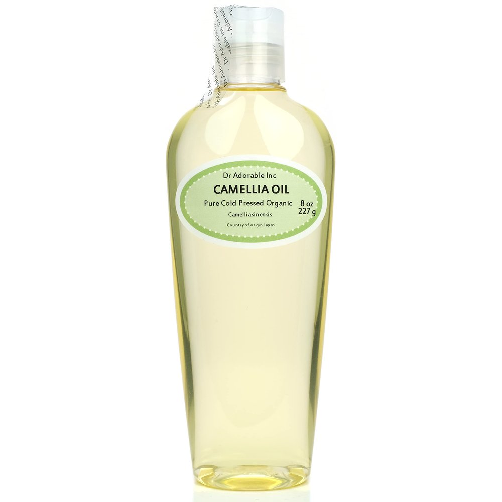 Dr Adorable - 8 oz - Camellia Seed Oil - 100% Pure Natural Organic Cold Pressed