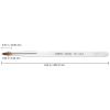 PANA Pure Kolinsky Hair Nail Brush - Round Clear Acrylic Handle (Size 8) - Nail Brush for Nail Application, Nail Extension, Manicure Pedicure Salon Beginner and Professional view 2