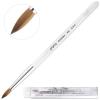 PANA Pure Kolinsky Hair Nail Brush - Round Clear Acrylic Handle (Size 8) - Nail Brush for Nail Application, Nail Extension, Manicure Pedicure Salon Beginner and Professional view 3