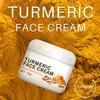 2PCS Turmeric Cream for Face, Anti-Aging Cream Facial Moisturizer Cream with Organic Ingredients, Skin Moisturizing Brightening Repair Cream for Dull Dry Skin view 2