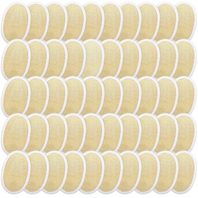 50 Pieces Exfoliating Loofah Pad Body Scrubber Bath Shower Loofah Sponge Pad Natural Exfoliating Scrubber Luffa Brush Close to Skin for Men Women Shower Bath and Spa
