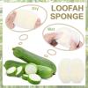 50 Pieces Exfoliating Loofah Pad Body Scrubber Bath Shower Loofah Sponge Pad Natural Exfoliating Scrubber Luffa Brush Close to Skin for Men Women Shower Bath and Spa view 2
