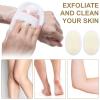 50 Pieces Exfoliating Loofah Pad Body Scrubber Bath Shower Loofah Sponge Pad Natural Exfoliating Scrubber Luffa Brush Close to Skin for Men Women Shower Bath and Spa view 4