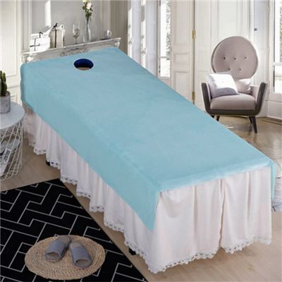 Beauty Massage SPA Couch Cover Solid Color Salon Bed Sheet Cover Oil-resistant Beauty Couch Cover For Massage Tables Bed Treatment Protection Anti-slip For Massage Tables And Spas-F 31x75inch(80x190cm