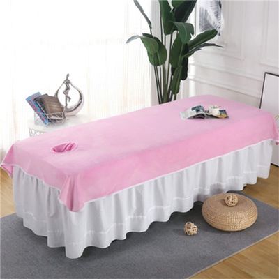 Beauty Salon Massage SPA Center Bed Sheets Waterproof Massage Table Sheet Set Reusable Beauty Salon Bed Sheets Solid Color SPA Salon Table Cover Professional For Beauty Salon Spa-E 47x87inch(120x220cm