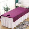 Beauty Bed Sheet Cover Professional Beauty Salon Massage Reusable Beauty Salon Massage SPA Center Bed Sheets Solid Color Massage Table Sheet Set Breathable For Massagetable And Spa-E 47x75inch(120x190 view 1