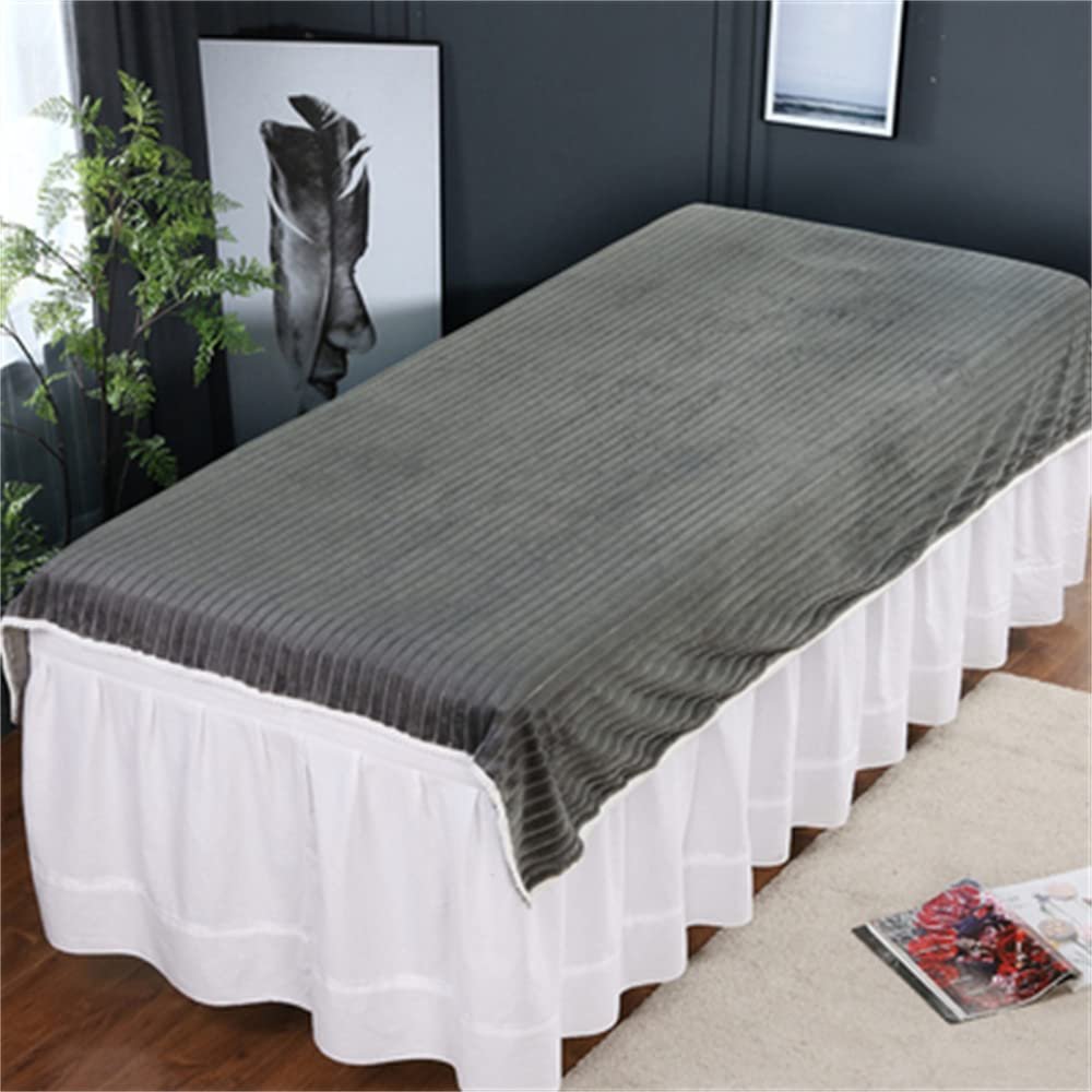 Beauty Salon Spa Massage Table Cloth Breathable Massage Table Cloth Professional Massage Bed Cover Fully Wrap Around Sides Massage Sheet Cover Washable For Massage Tables And Spas-D 31x79inch(80x200cm