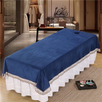 Beauty Salon Massage SPA Center Bed Sheets Oil-resistant Protective Massage Table Bed Cover Anti-slip Massage Sheet Cover Soft SPA Massage Bed Sheet Waterproof For Beauty Salon Spa-F 47x87inch(120x220