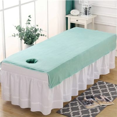 Beauty Bed Sheet Cover Professional Beauty Salon Massage Reusable Beauty Salon Massage SPA Center Bed Sheets Solid Color Massage Table Sheet Set Breathable For Massagetable And Spa-F 47x75inch(120x190